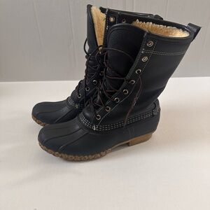 L.L Bean Shearling Lined Boots size 8
